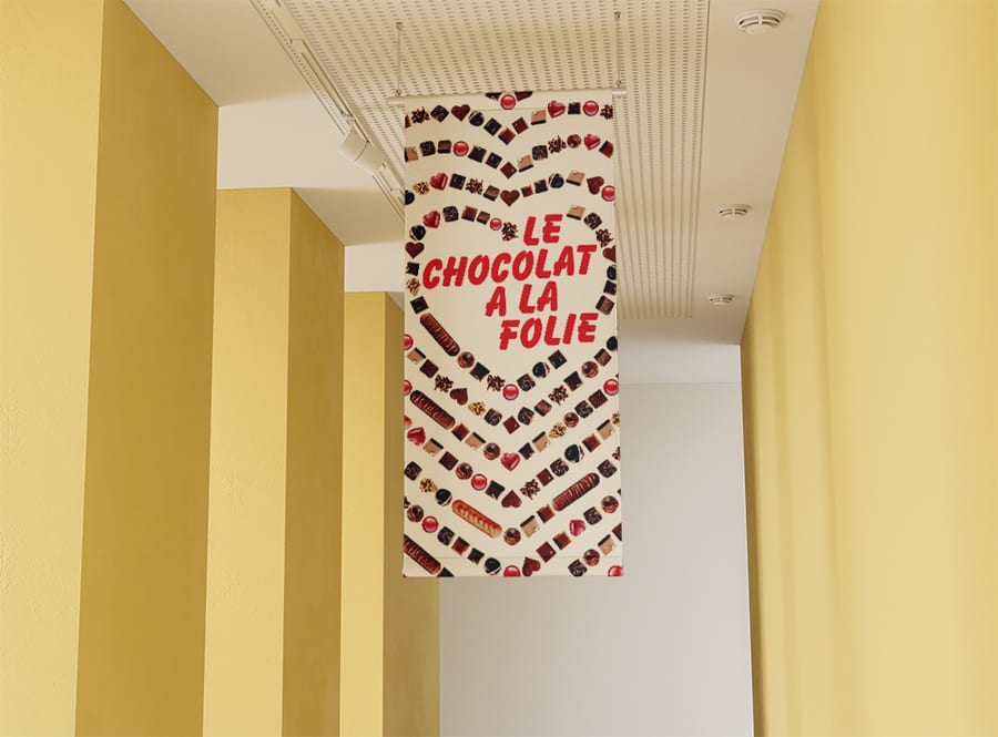 Le chocolat à la folie, design événementiel