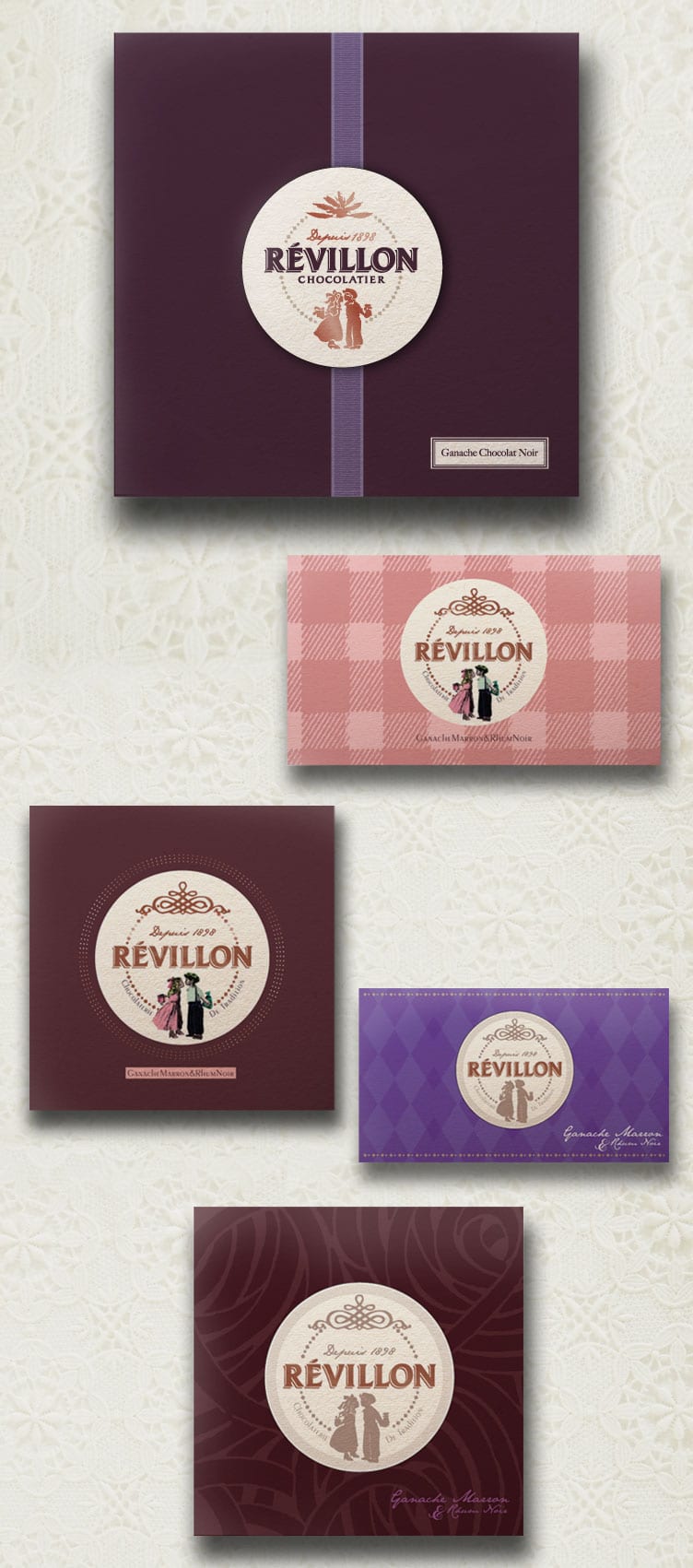 Révillon, packaging