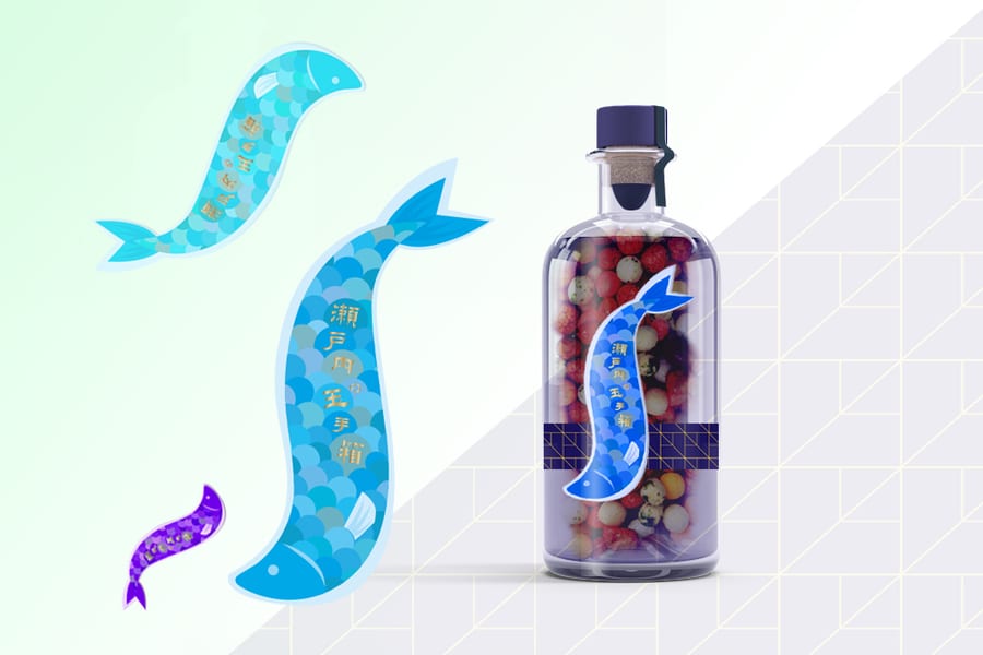 Setouchi Chips, identité visuelle et packaging