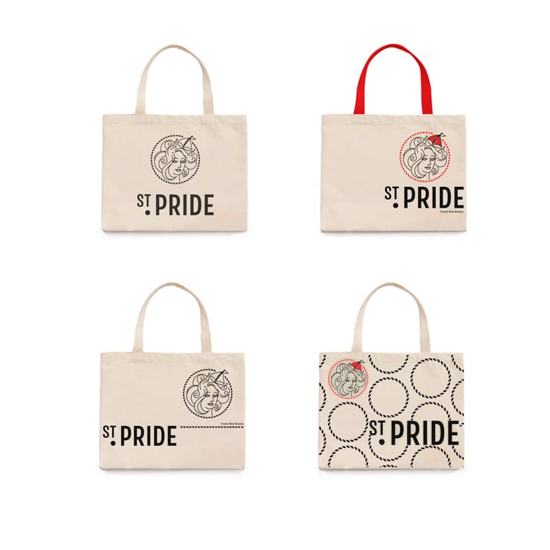 ST.PRIDE, identité visuelle et packaging