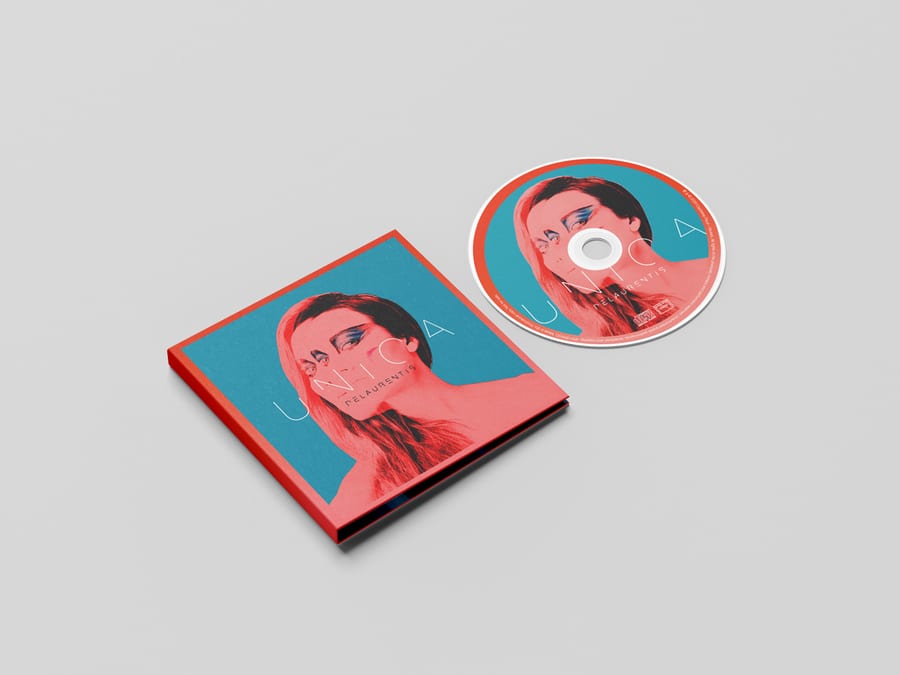 Unica — Delaurentis, pochette vinyle et CD