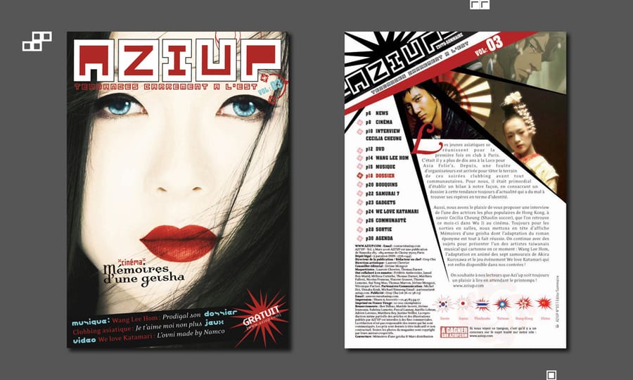Aziup, magazine