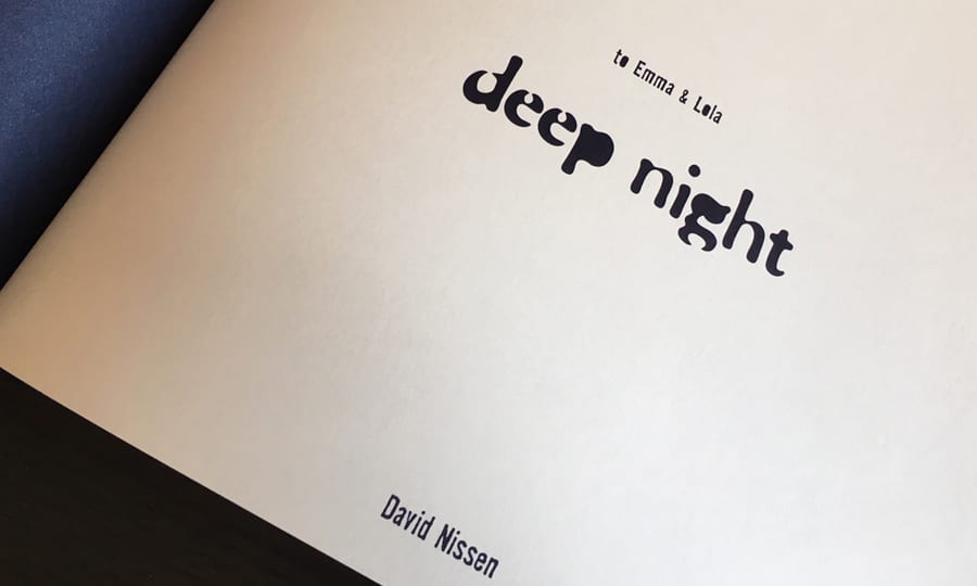 Deep Night — David Nissen, livre photo