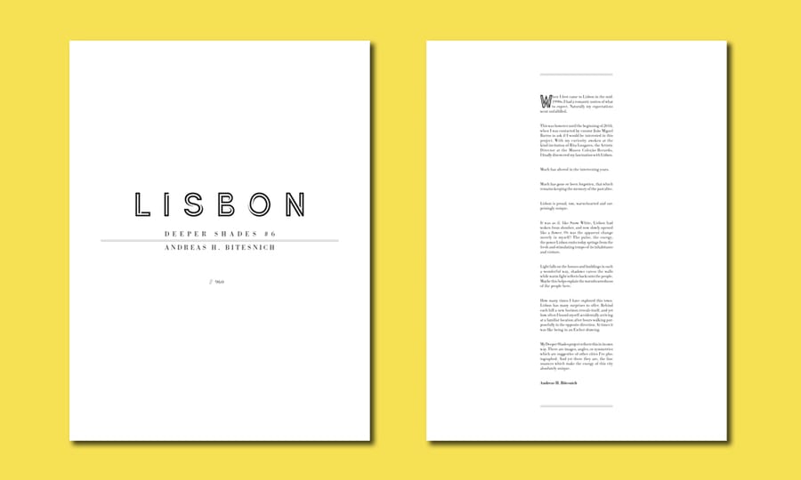 Lisbon — Andreas Bitesnich, livre photo