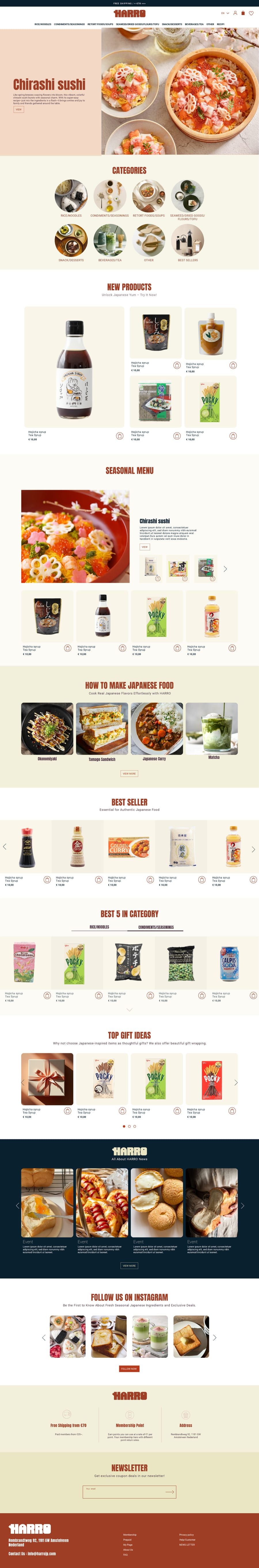 Harro, épicerie japonaise