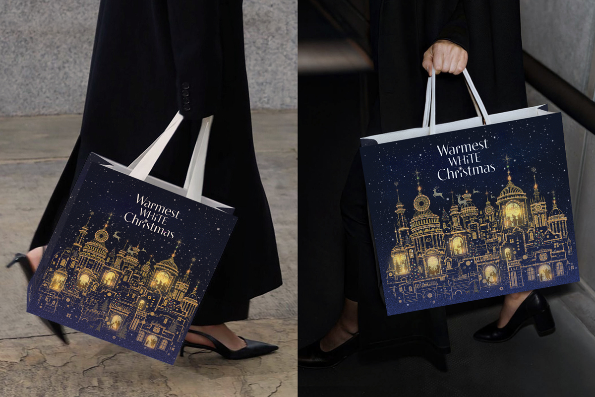 Warmest White Christmas sac